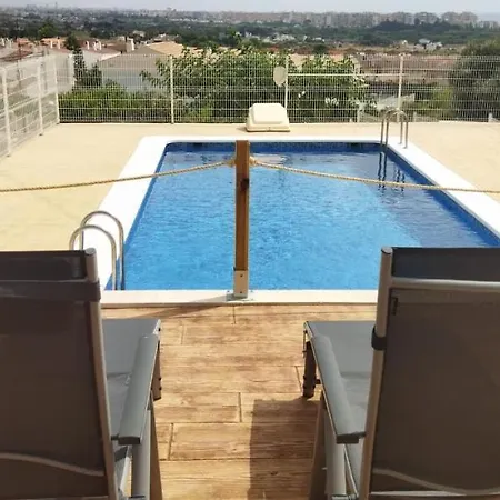 Villa CALA HOUSE II Luminoso adosado con vistas parking y piscina comunitaria Peñíscola Exterior foto